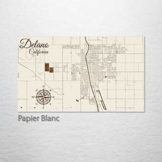 Delano, California Street Map