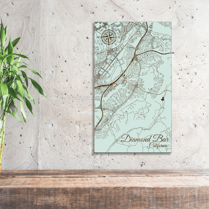 Diamond Bar, California Street Map