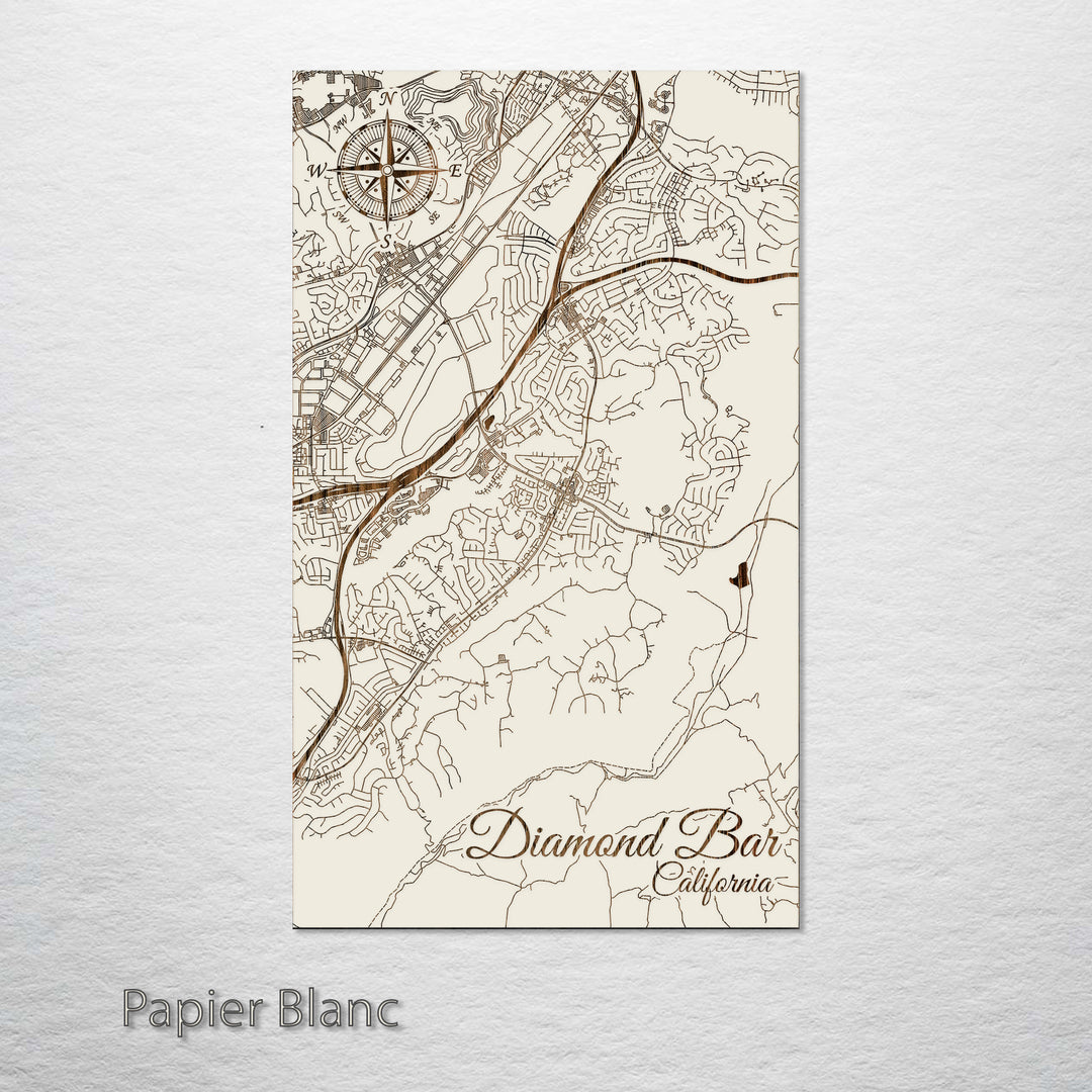 Diamond Bar, California Street Map
