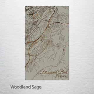 Diamond Bar, California Street Map