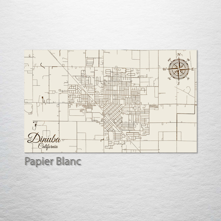 Dinuba, California Street Map