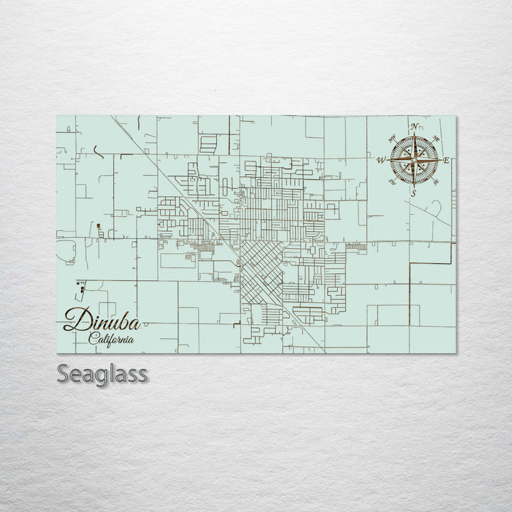 Dinuba, California Street Map