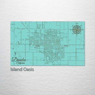 Dinuba, California Street Map