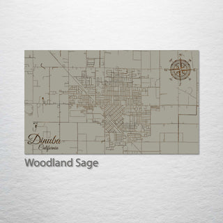 Dinuba, California Street Map