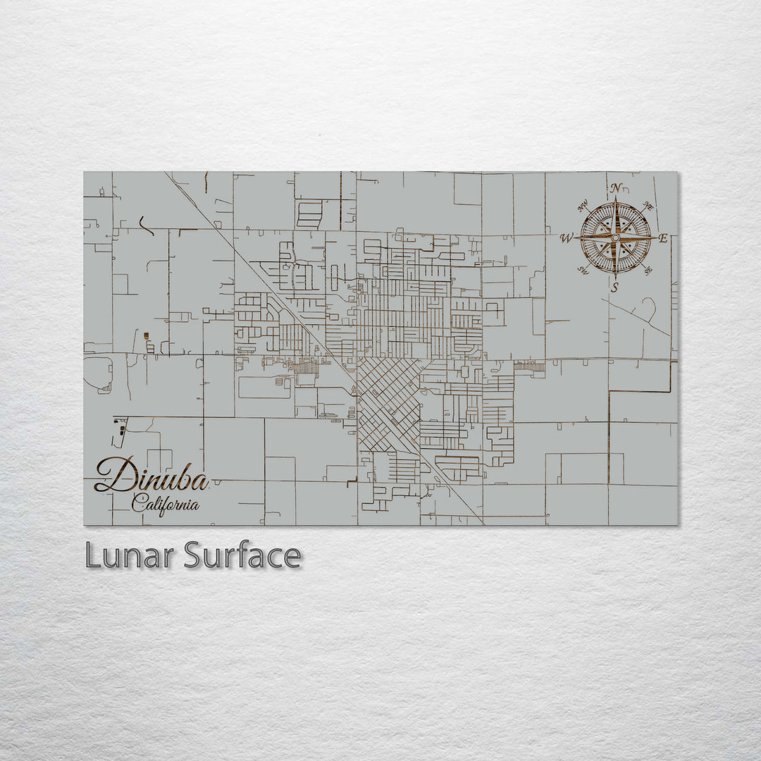 Dinuba, California Street Map