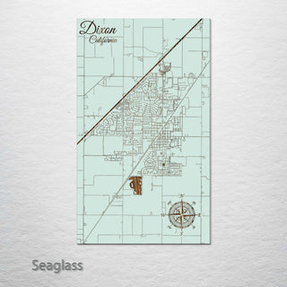 Dixon, California Street Map