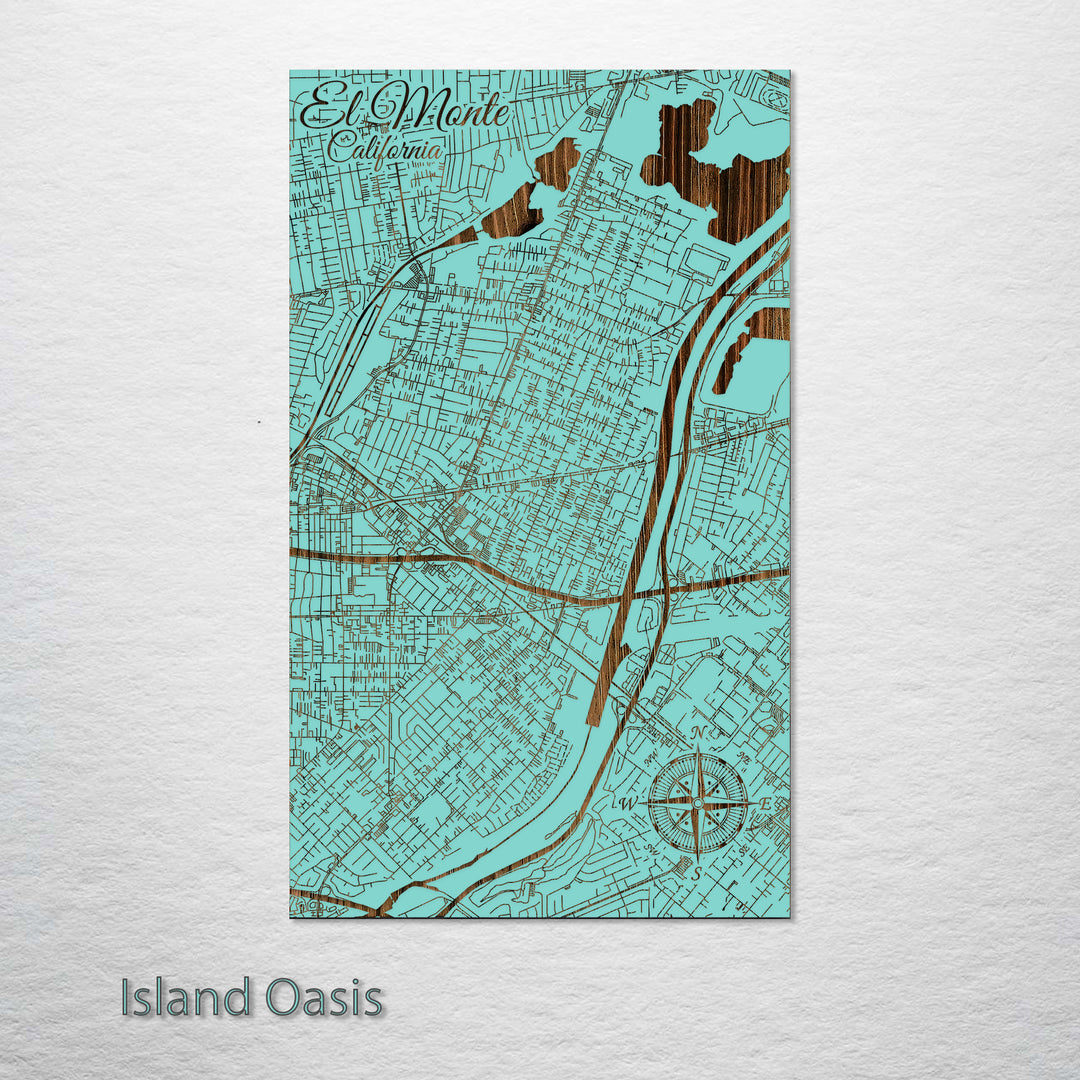 El Monte, California Street Map