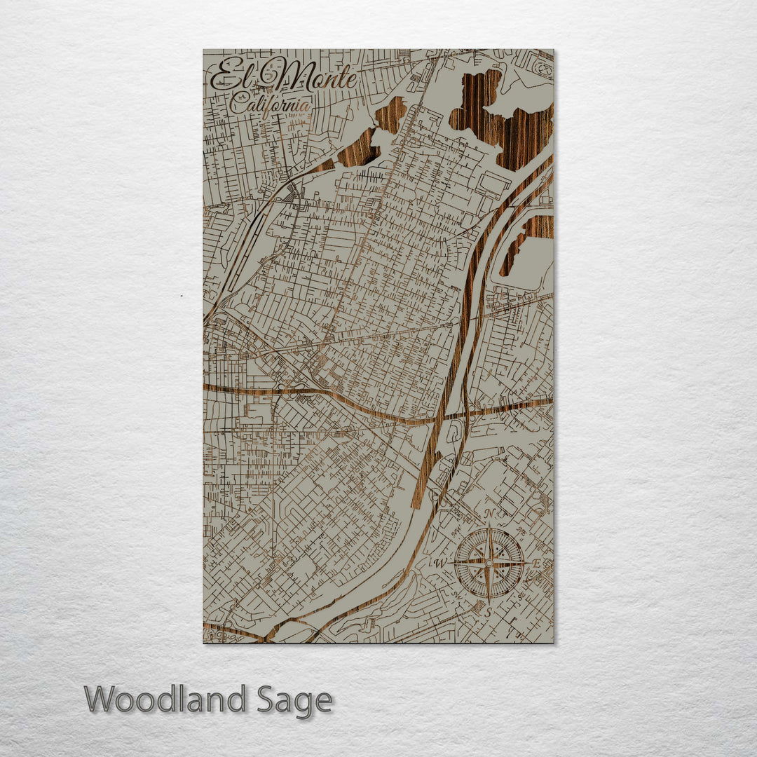 El Monte, California Street Map