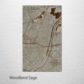 El Monte, California Street Map
