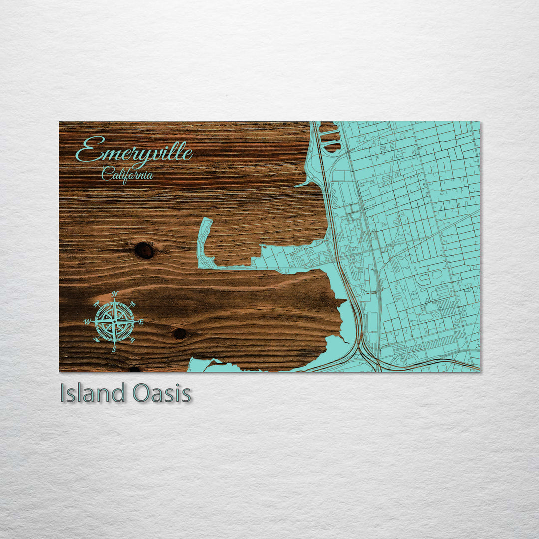 Emeryville, California Street Map