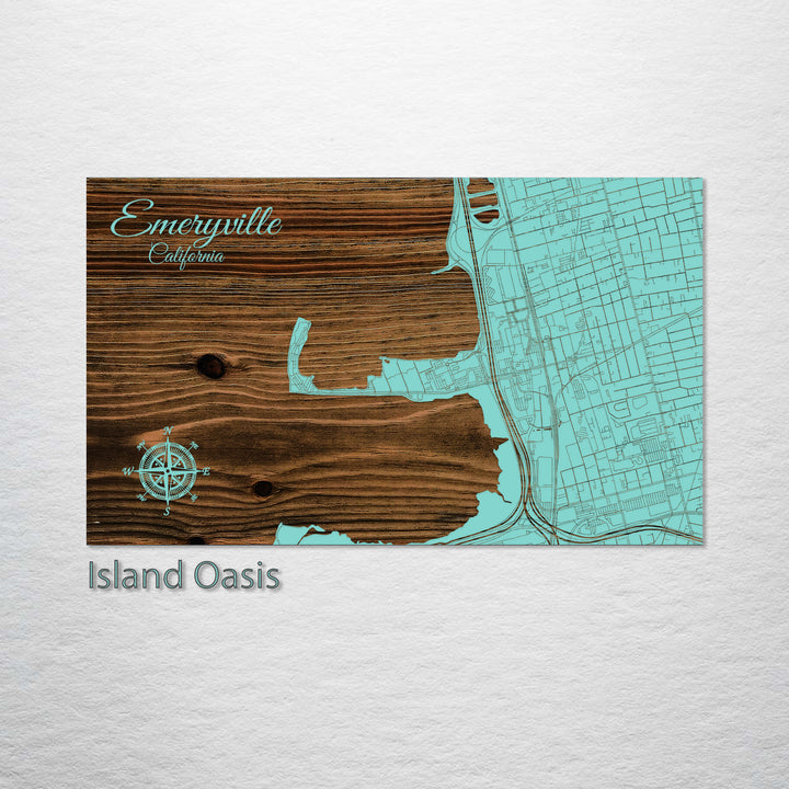 Emeryville, California Street Map