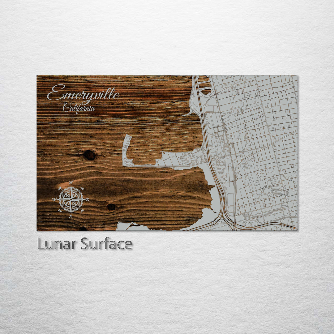 Emeryville, California Street Map