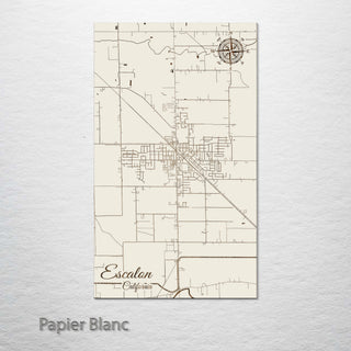 Escalon, California Street Map