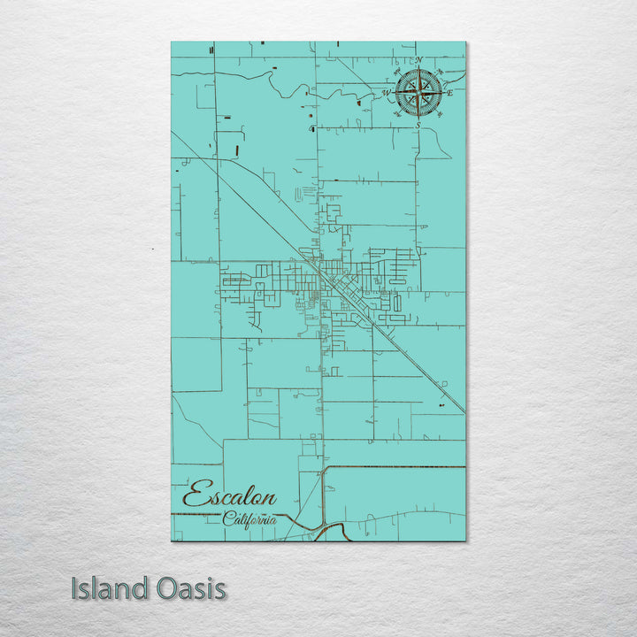 Escalon, California Street Map