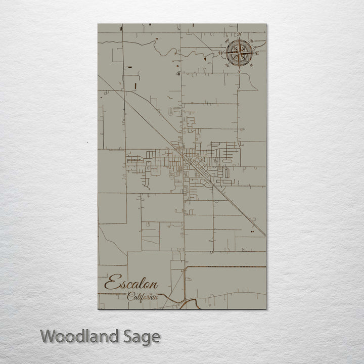 Escalon, California Street Map