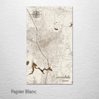 Escondido, California Street Map