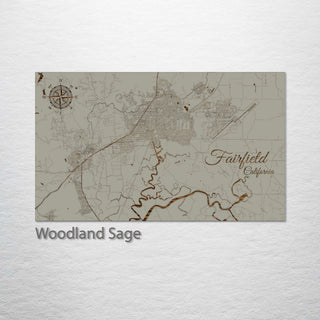 Fairfield, California Street Map