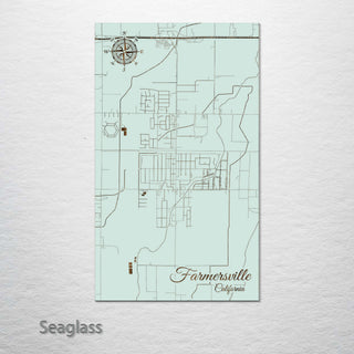Farmersville, California Street Map