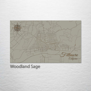 Fillmore, California Street Map