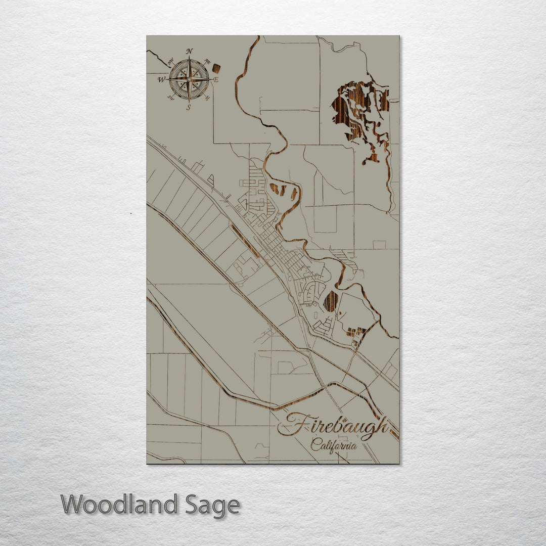 Firebaugh, California Street Map