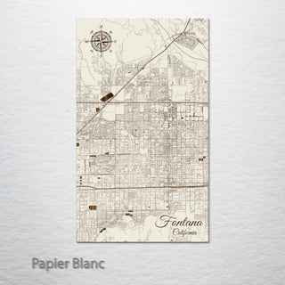 Fontana, California Street Map