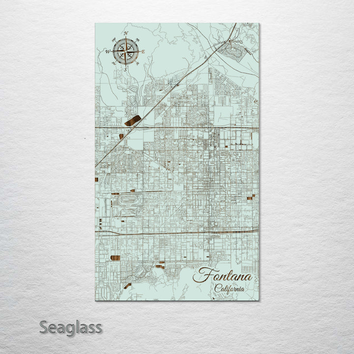 Fontana, California Street Map