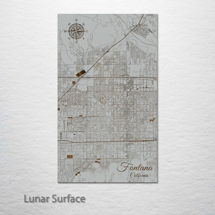 Fontana, California Street Map