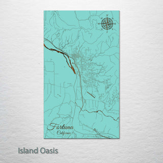 Fortuna, California Street Map