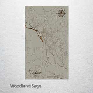 Fortuna, California Street Map