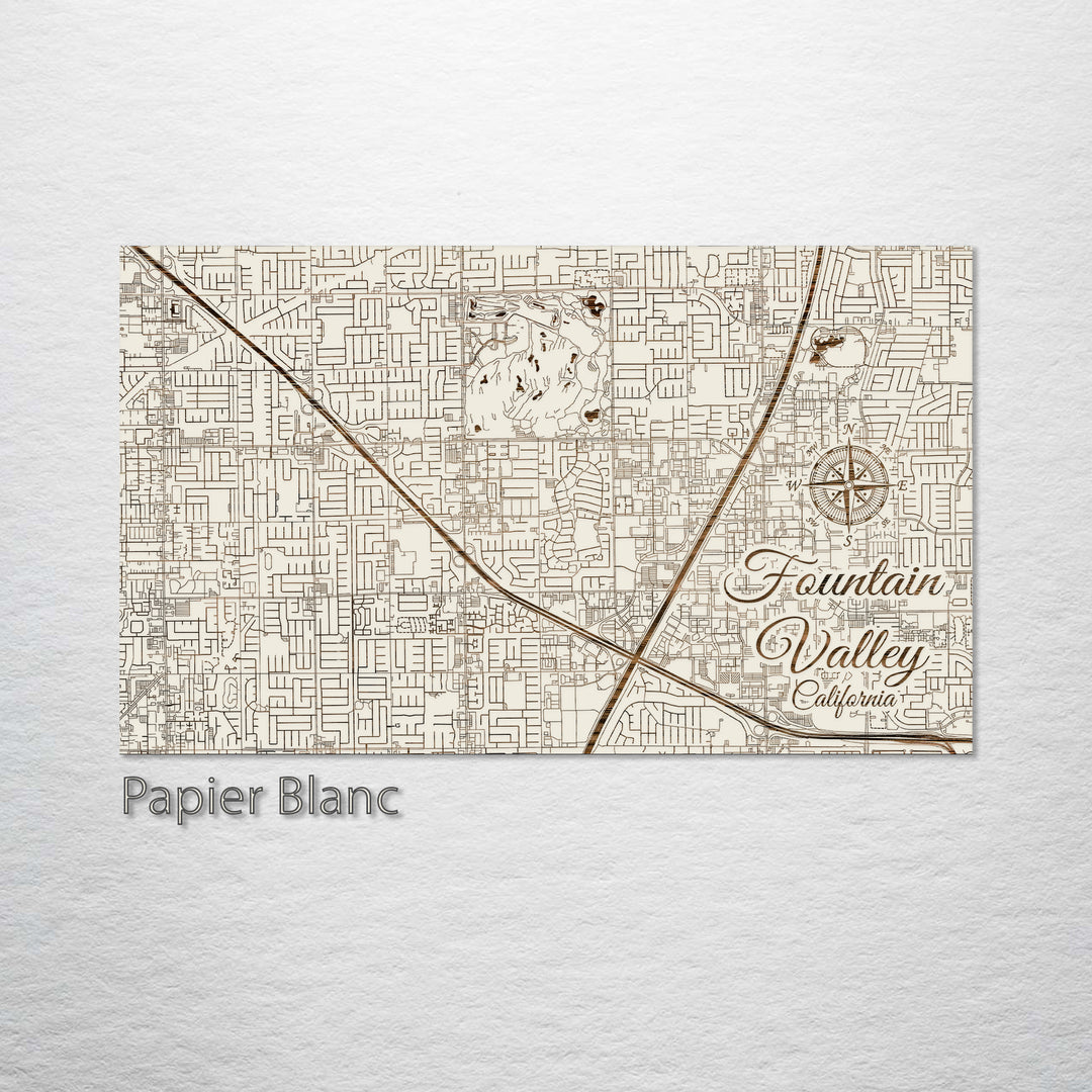 Fountain Valley, California Street Map