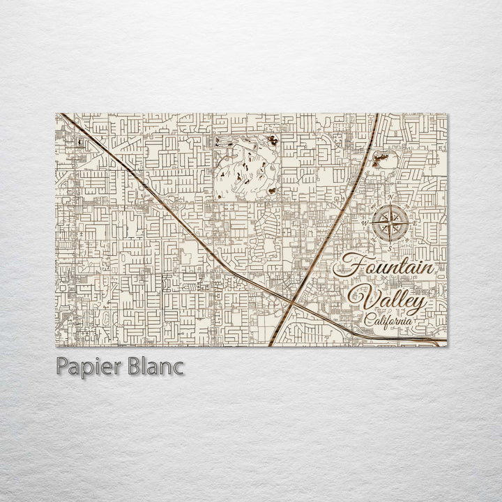 Fountain Valley, California Street Map