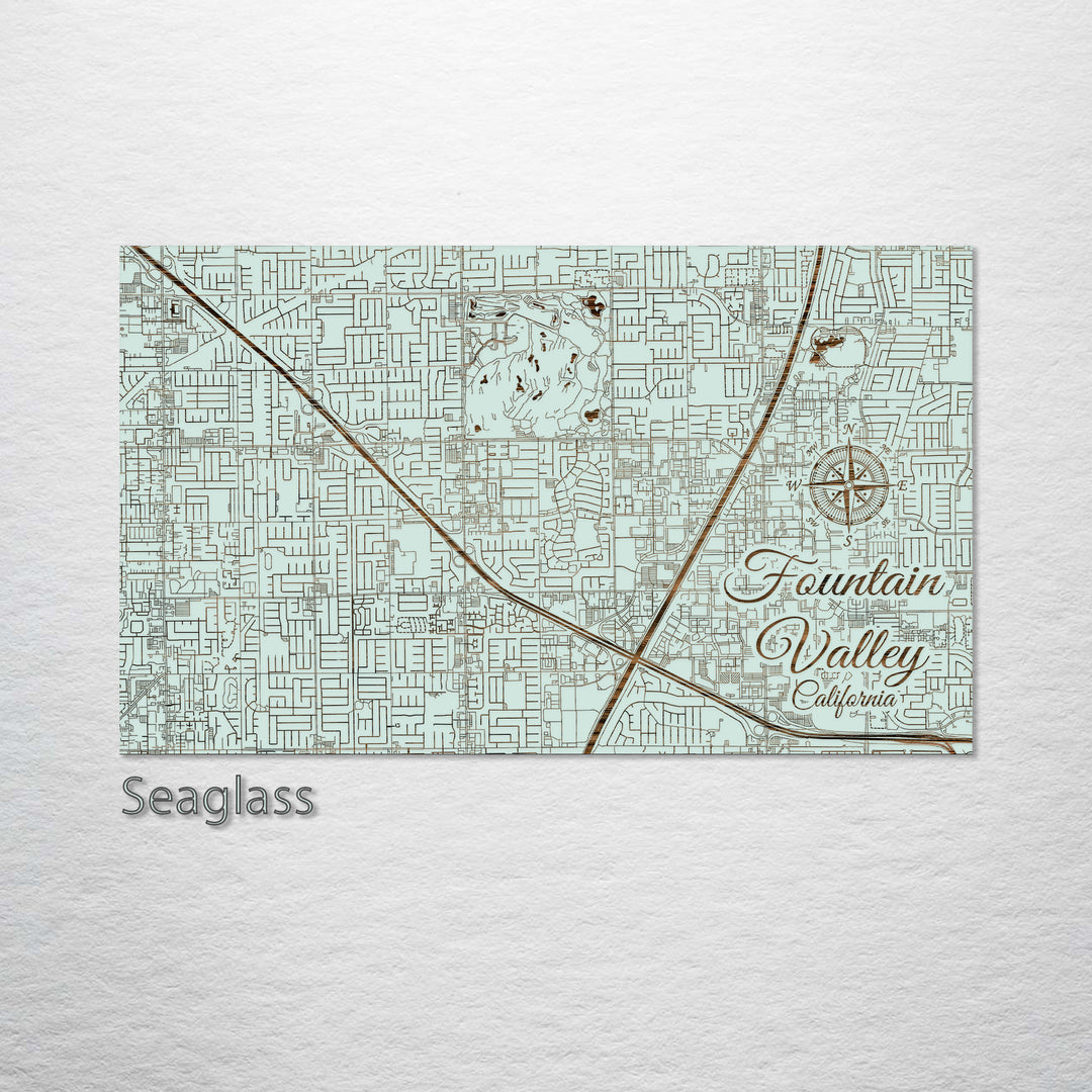 Fountain Valley, California Street Map