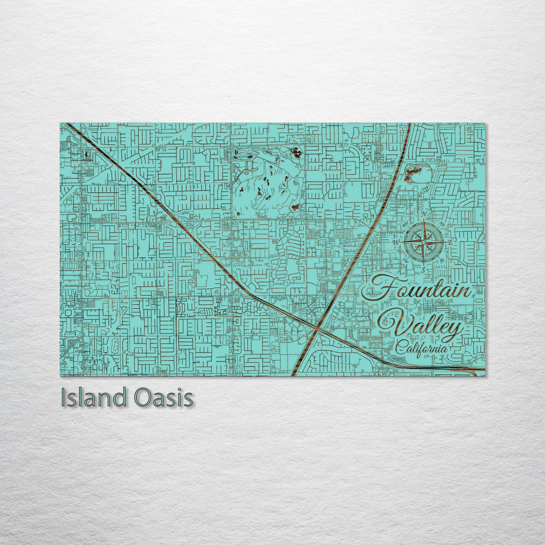 Fountain Valley, California Street Map