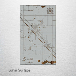 Fowler, California Street Map
