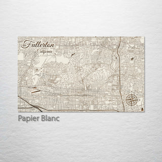 Fullerton, California Street Map