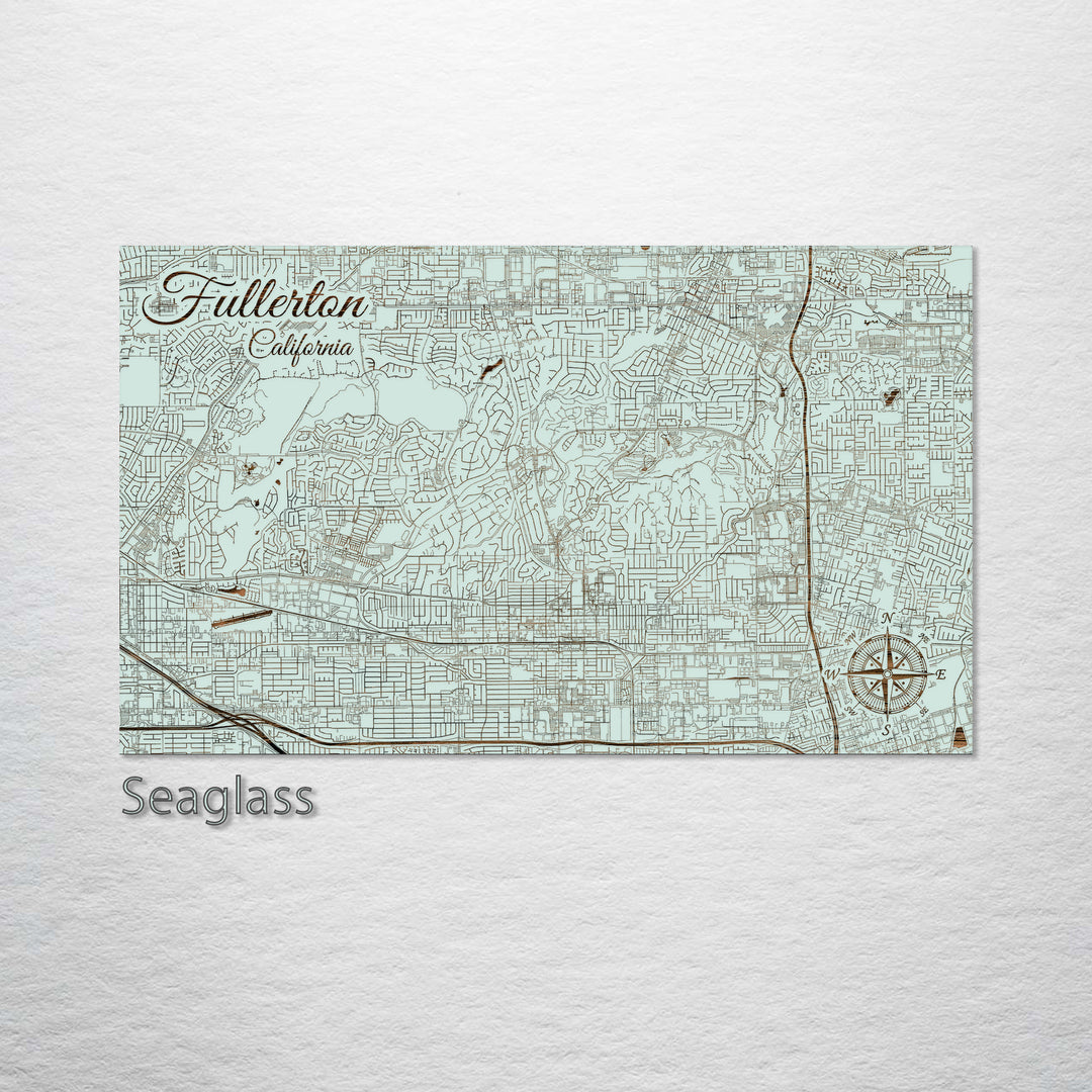 Fullerton, California Street Map