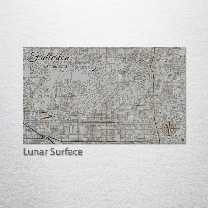 Fullerton, California Street Map