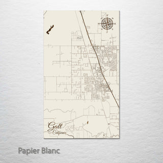 Galt, California Street Map
