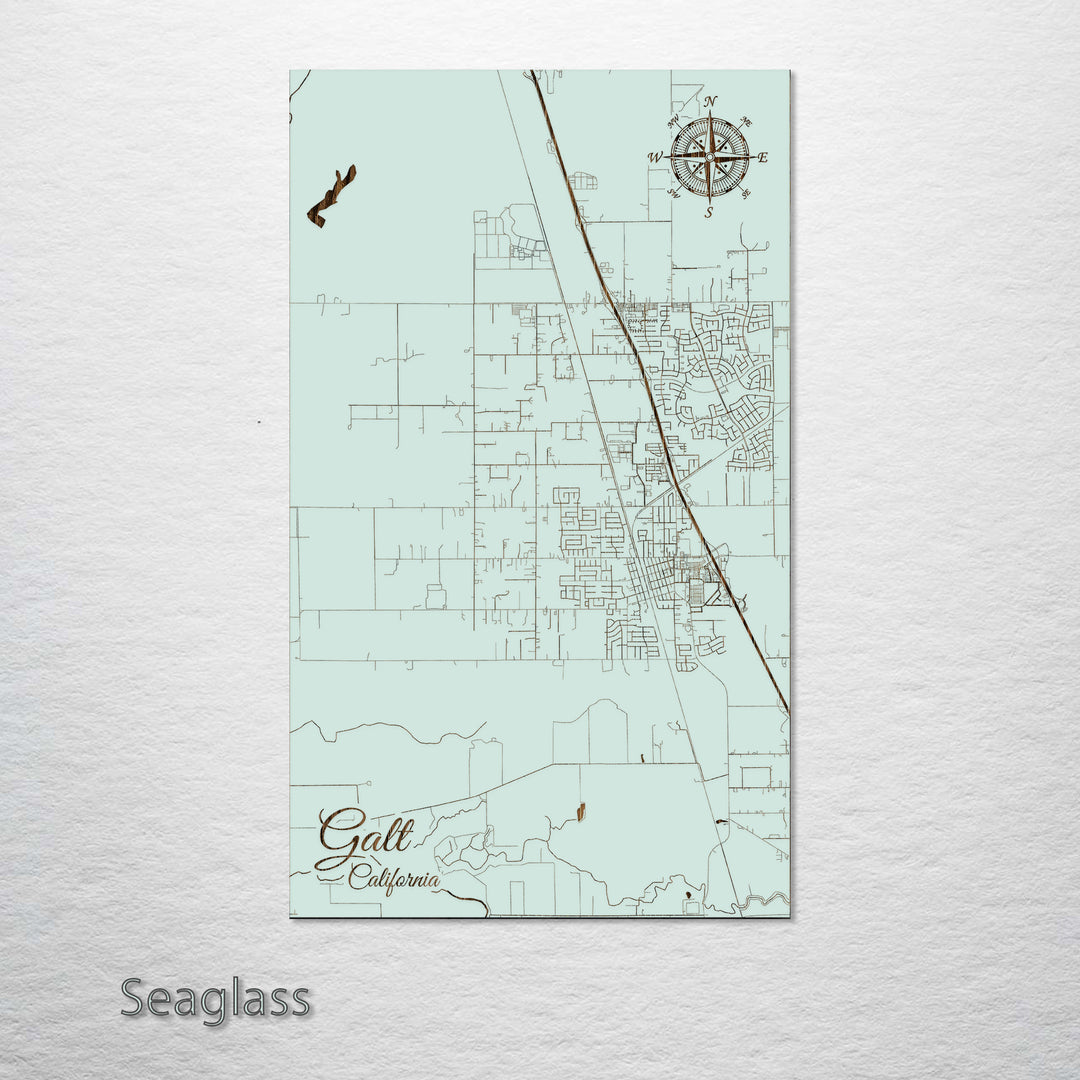 Galt, California Street Map