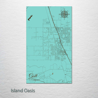 Galt, California Street Map