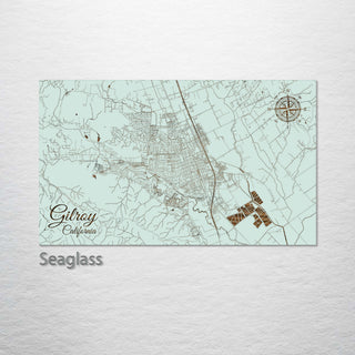 Gilroy, California Street Map