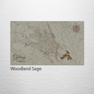 Gilroy, California Street Map