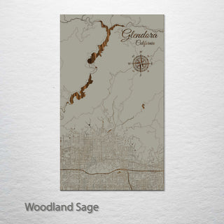 Glendora, California Street Map