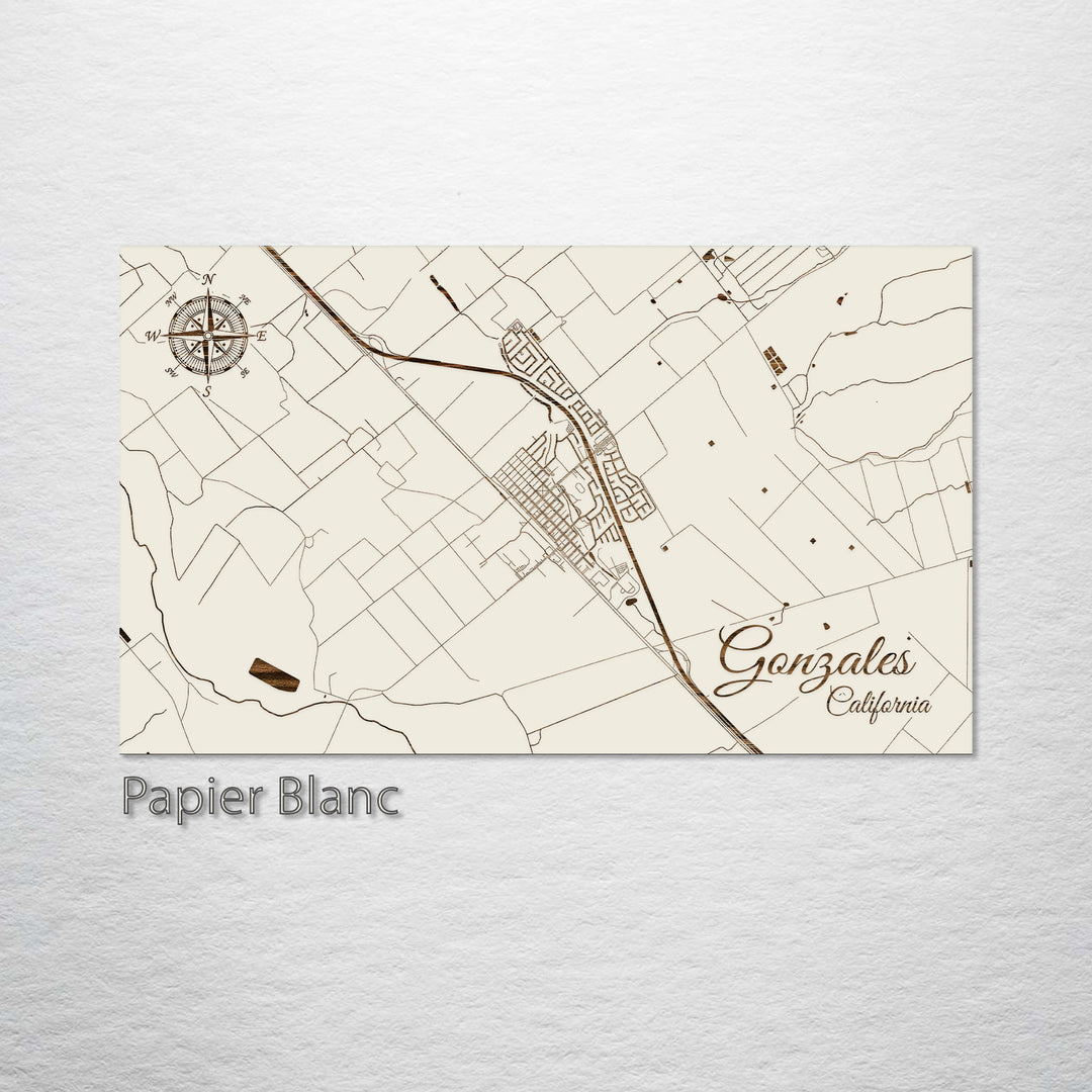 Gonzales, California Street Map