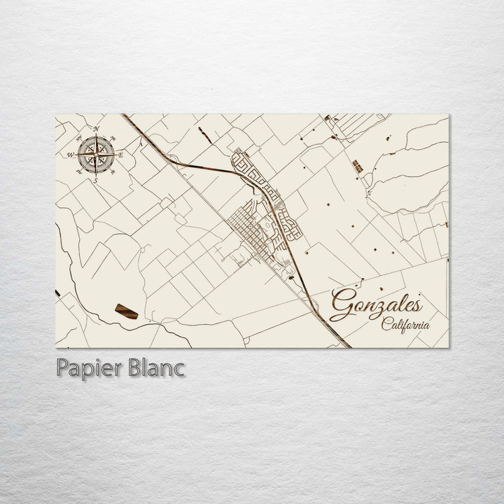 Gonzales, California Street Map