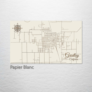 Gridley, California Street Map