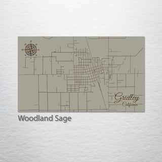 Gridley, California Street Map