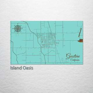 Gustine, California Street Map