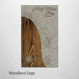 Half Moon Bay, California Street Map