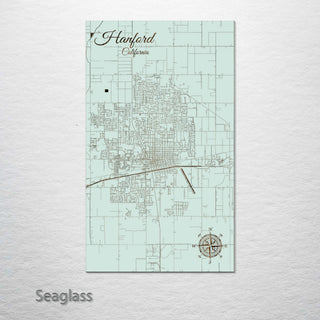 Hanford, California Street Map